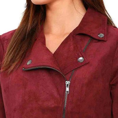 Suede Leather Jacket For Women