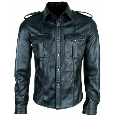 Supreme Vibe Mens Leather Shirt
