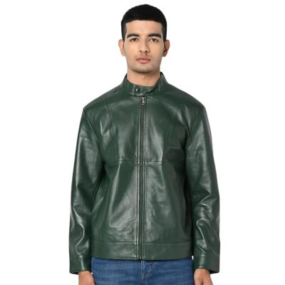 Mossy Trailblazer Leather Jacket