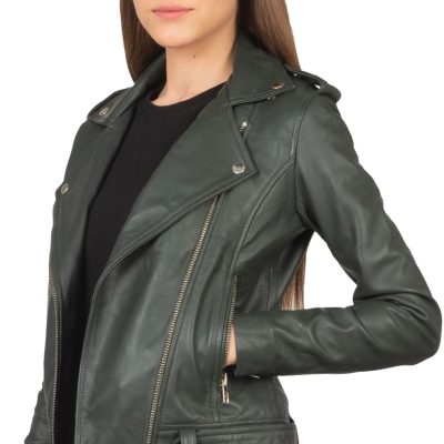 Alison Green Leather Jacket