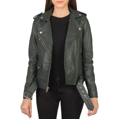 Alison Green Leather Jacket