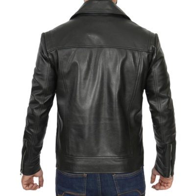 Black Leather Biker Jacket