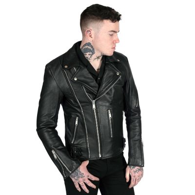 Black Leather Jacket Men