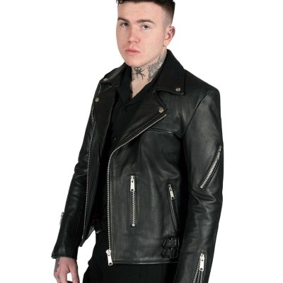 Black Leather Jacket Men