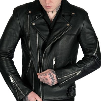 Black Leather Jacket Men
