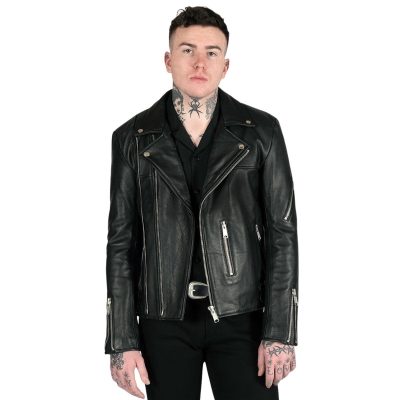 Black Leather Jacket Men