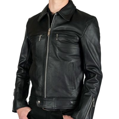Black Rivet Leather Jacket