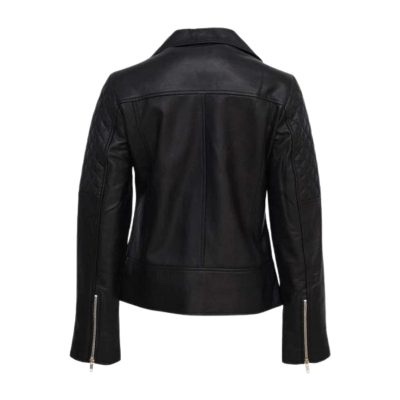 Elegant Black Leather Jacket