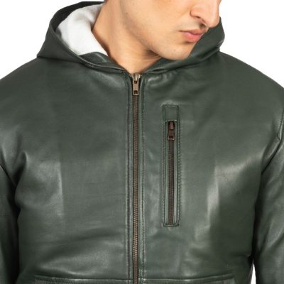 Green Leather Jacket Outfit