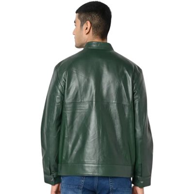 leather jacket fit men