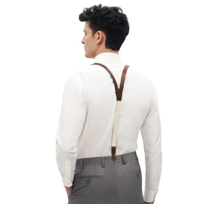 Stylish Gentleman Leather Suspender