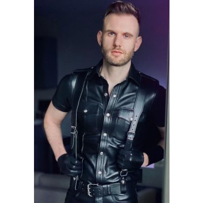 Mens Leather shirts