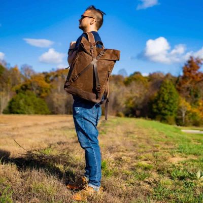 Best Canvas and Leather Backpack