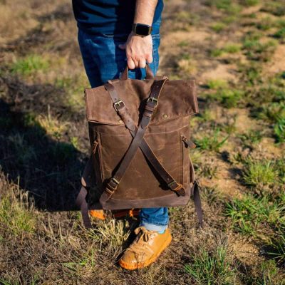 Best Canvas and Leather Backpack