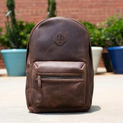 LunaVita Chic Leather Backpack