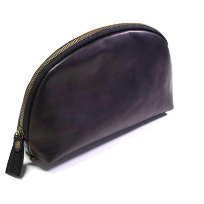 Black Leather Pouch For Men