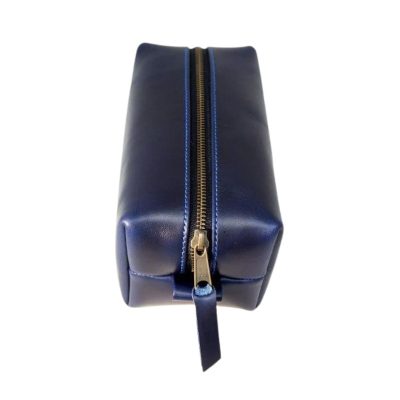 Blue Leather Dopp Kits