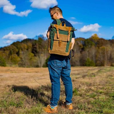 NovaFlex Leather Traveler Backpack