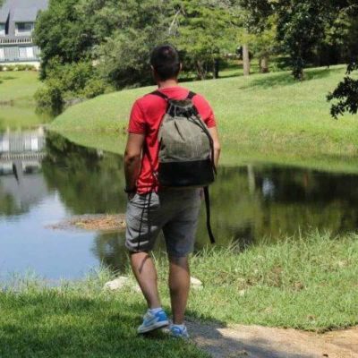 Durable Canvas And Leather Backpacks