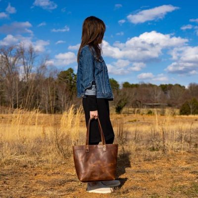 Durable Leather Tote Bags