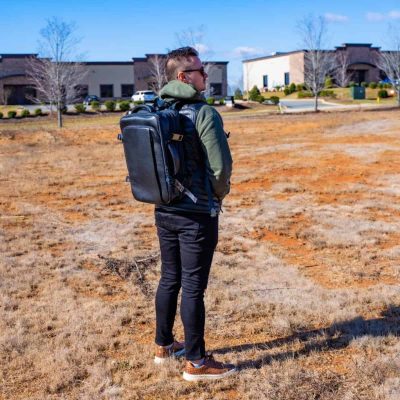 NoirLux Genuine Leather Backpack