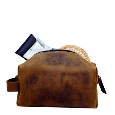 High Quality Leather Dopp Kits