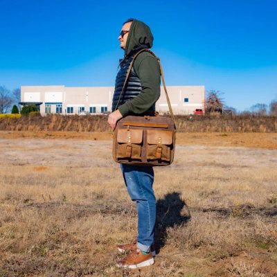 Stylish Leather Messenger Bags