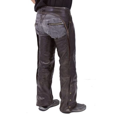 Biker Leather Chaps for Men
