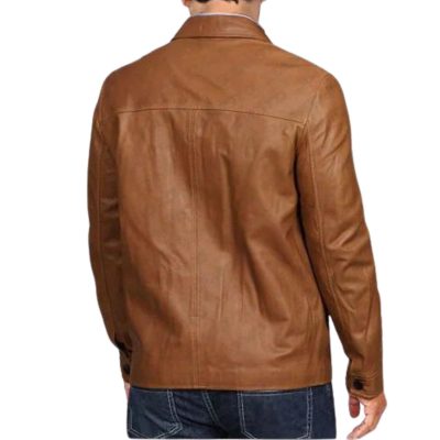 Adorn Mens Leather Shirt