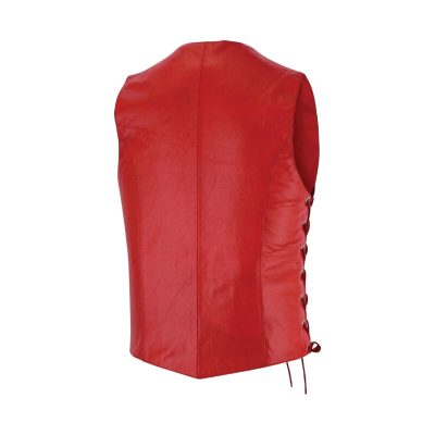 Crimson Blaze Women's Leather Vest (2)