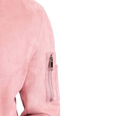 Valstar Pink Suede Leather Jacket