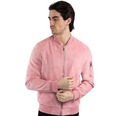 Valstar Pink Suede Leather Jacket