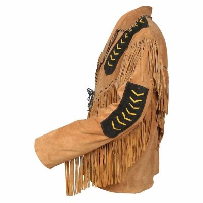 Cowboy Fringed Suede Western Jacket