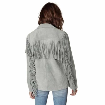 Fringe Gray Western Jacket 