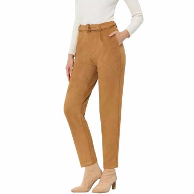 Jacky Slim Suede Women's Pant