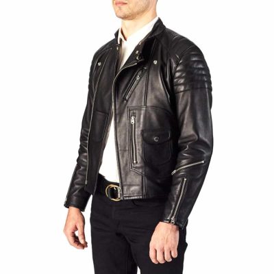 John Leather Biker Jacket