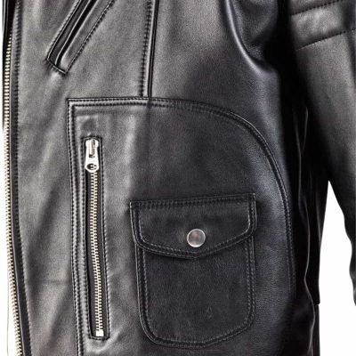 John Leather Biker Jacket