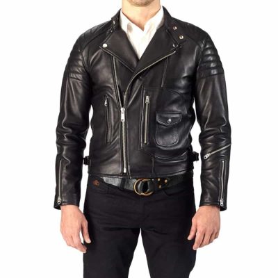 John Leather Biker Jacket