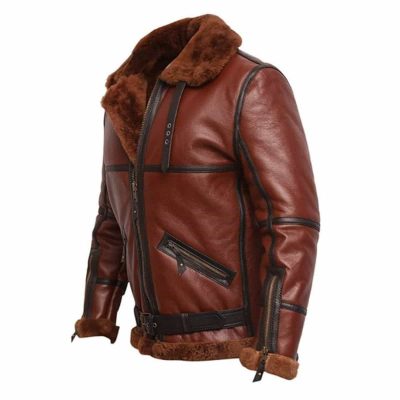Men's Shearling B3 Bomber Fur Jacket