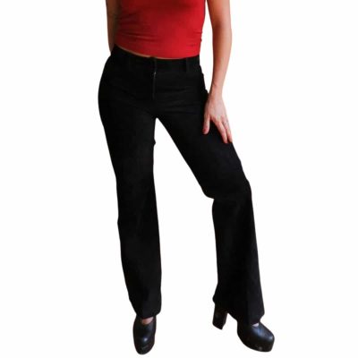Suede Bell Bottoms Women Pant