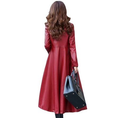Crimson Royale Women's Leather Coat