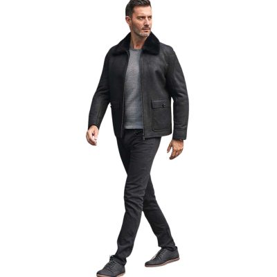 Classic B3 Bomber Shearling Leather Jacket