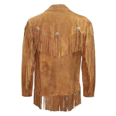 Midnight Bronco Western Jacket with Fringes