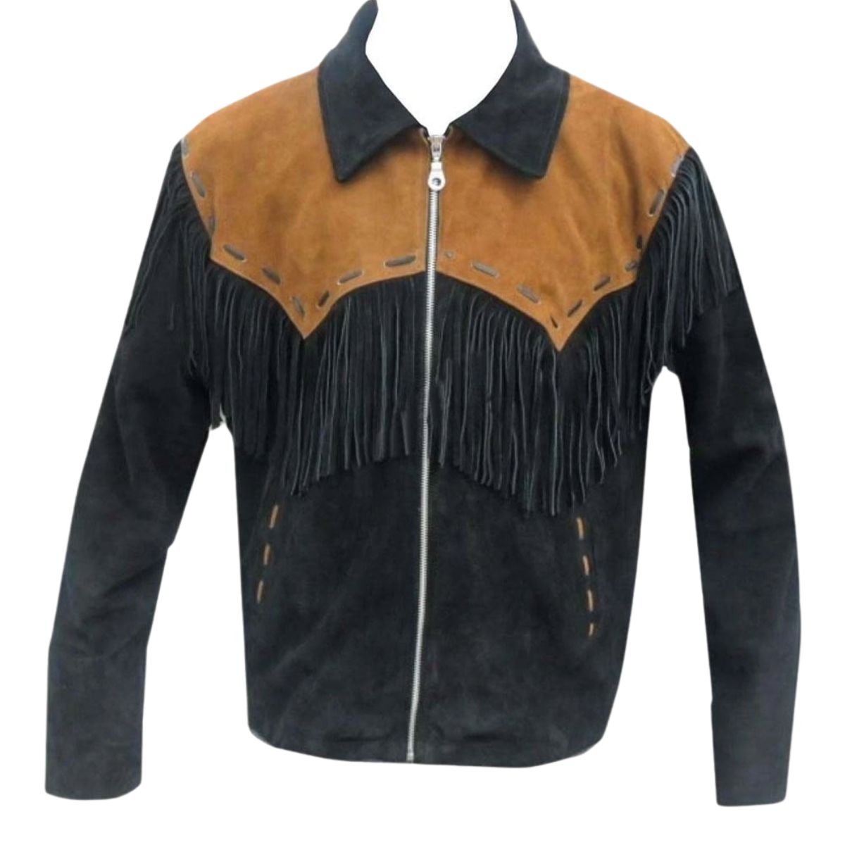 Frontier Suede Fringed Leather Jacket