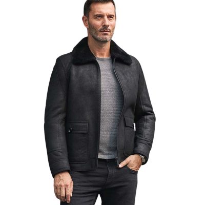 Classic B3 Bomber Shearling Leather Jacket