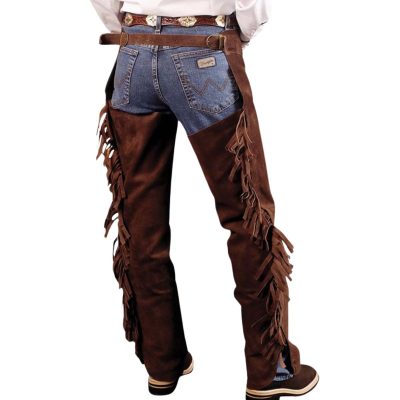 Brown Leather Chaps Mens