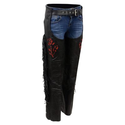 Womens Wester Style Leather Chaps