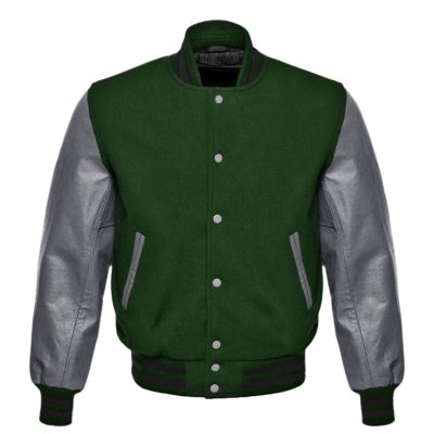 Classic Men's Varsity Leather Jacket