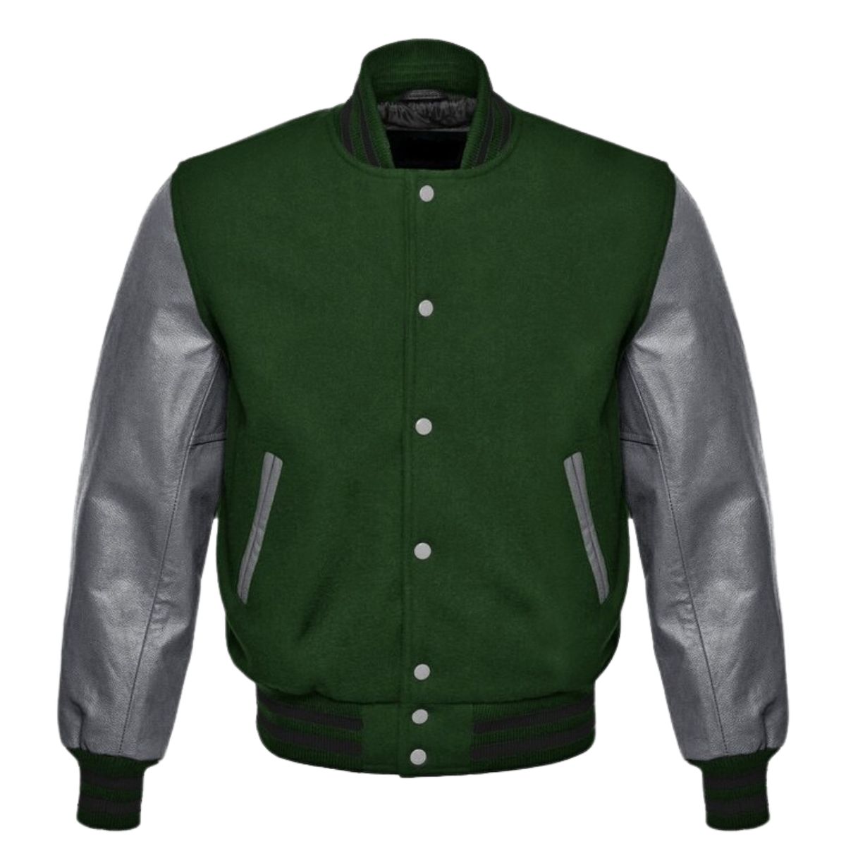 Classic Men's Varsity Leather Jacket