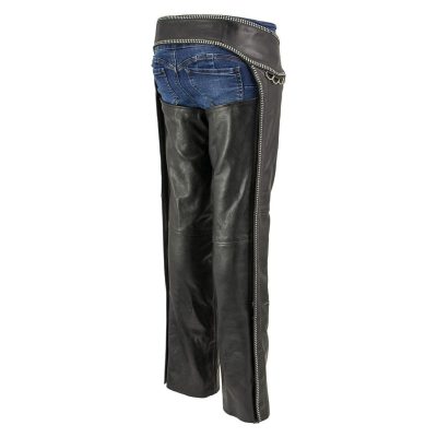 Women Motorcycle Leather Chaps